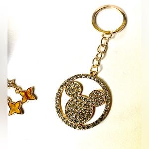 💎 Mickey Mouse fantasía 💎Color Dorado y Diamantes sintéticos 💎Nuevo💎#MG3